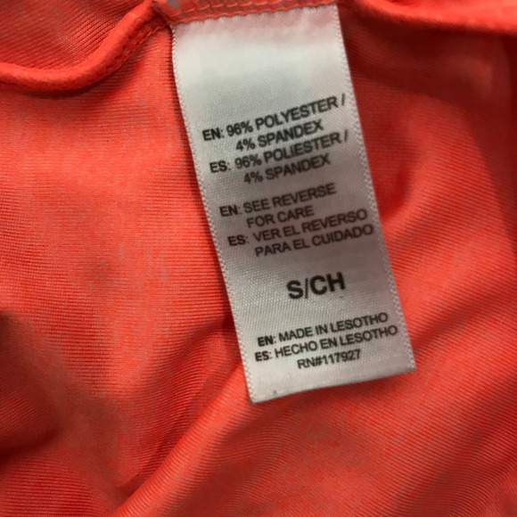 Reebok Dynamic Racerback Tank Top Fitted Performance Pink Coral Womens Sz Small - Picture 7 of 8